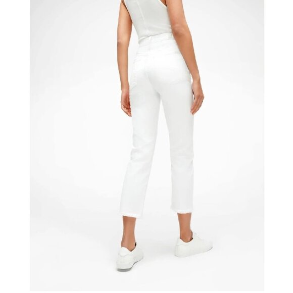 7 FOR ALL MANKIND HIGH WAIST CROPPED STRAIGHT IN PRINCE STREET - Picture 2 of 2